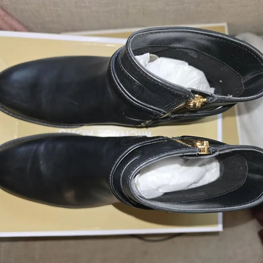Michael Kors Mindy Leather Boot - Picture 4 of 12